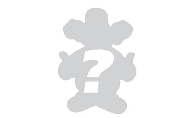 a grey cartoon character with a question mark