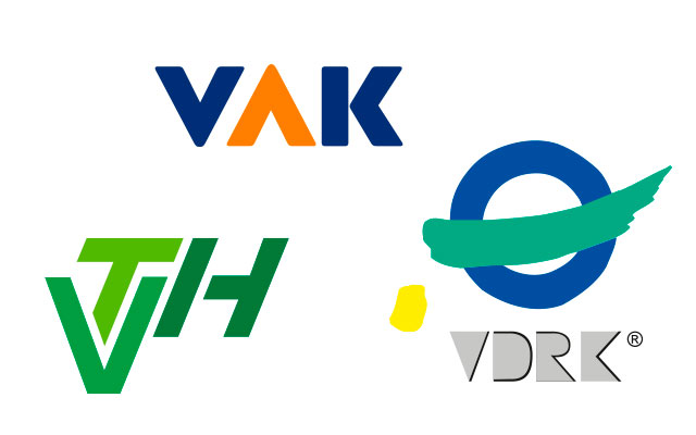 a group of logos with different colors